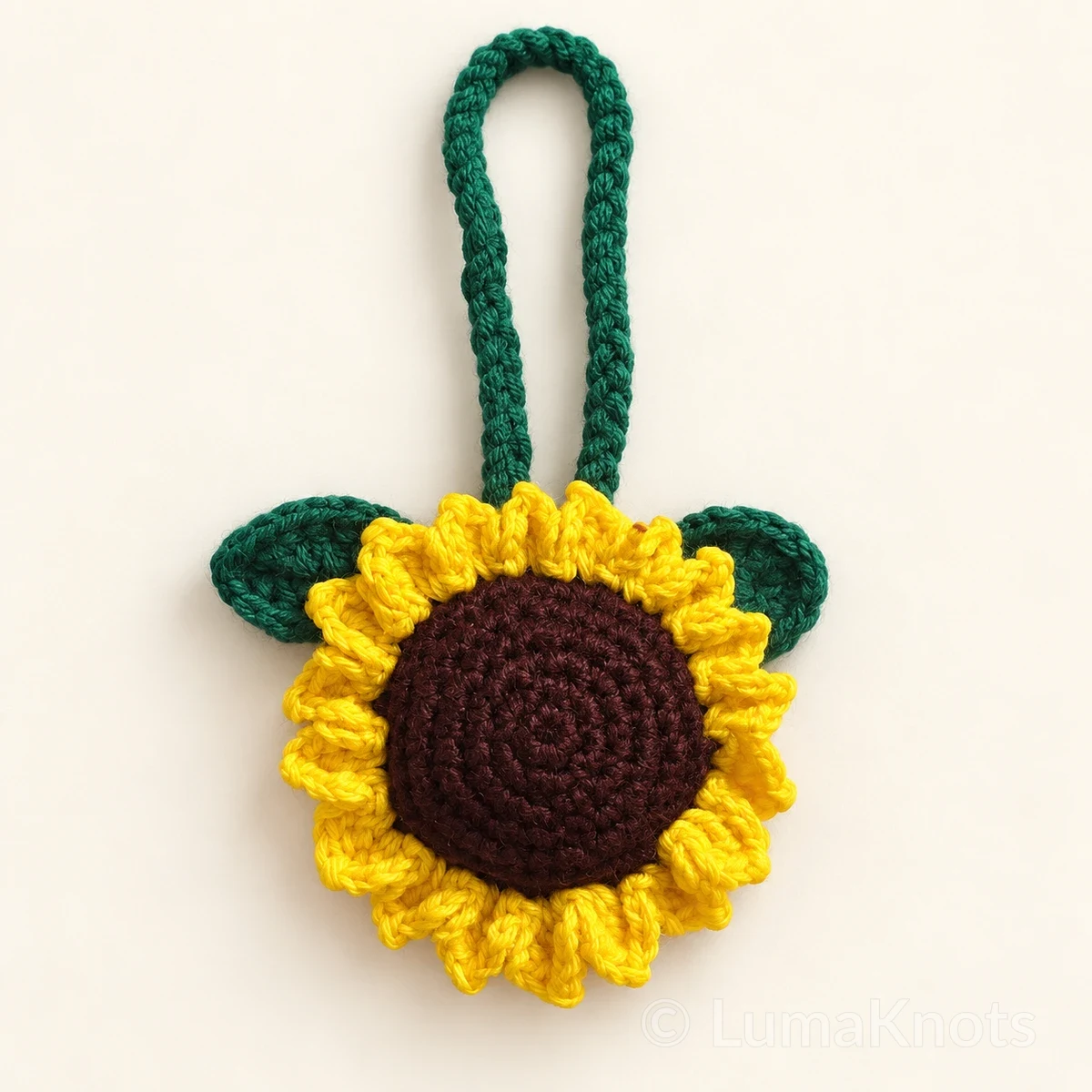 Sunflower Bag Charm