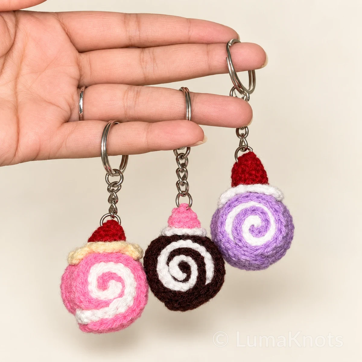 Candy Swirl Keychain, image 4