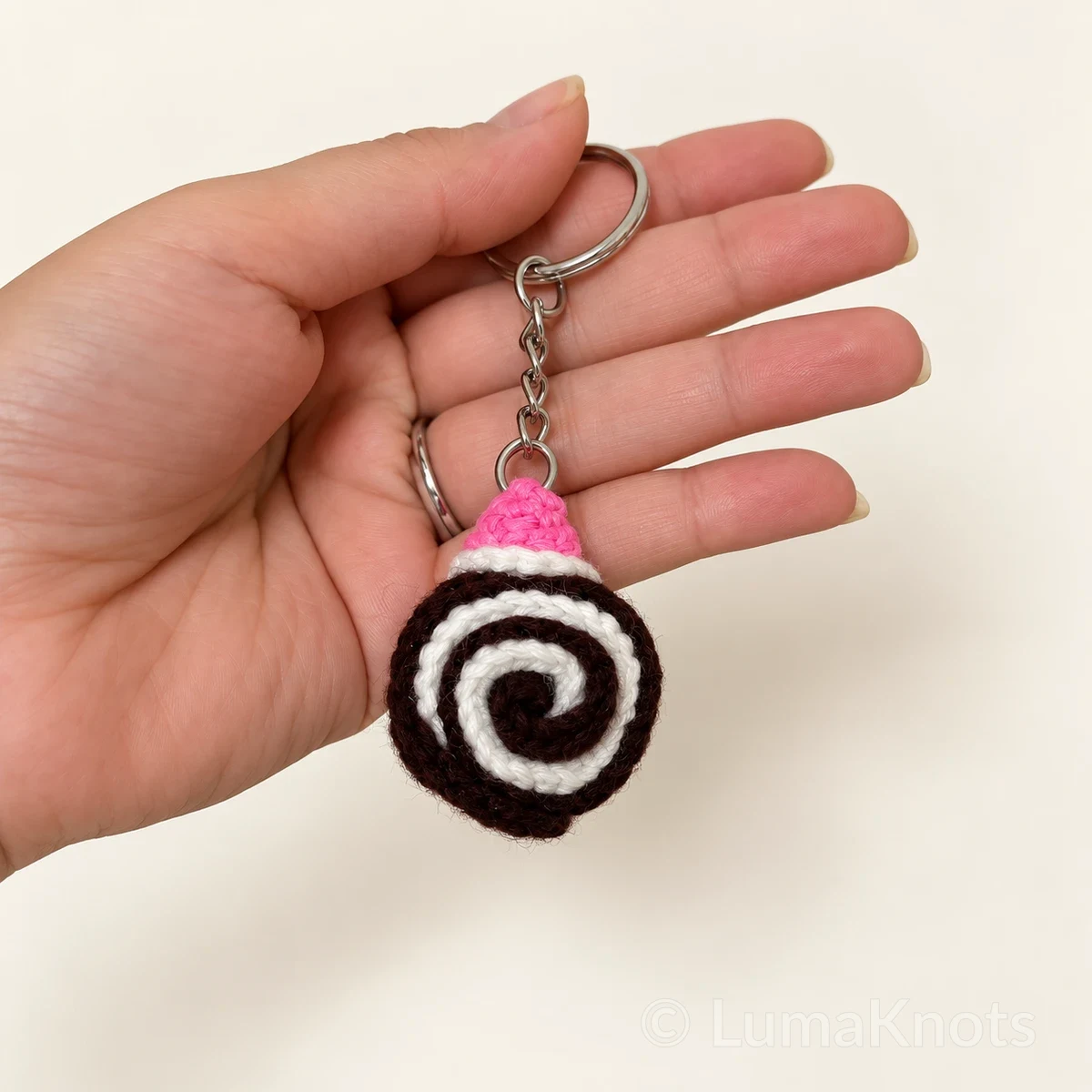 Candy Swirl Keychain, image 3