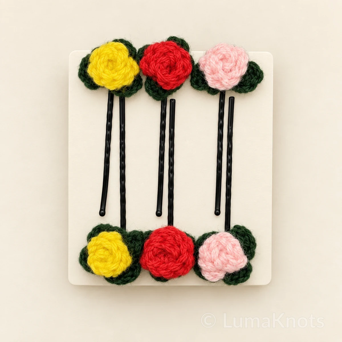 Rose Bobby Pin Set