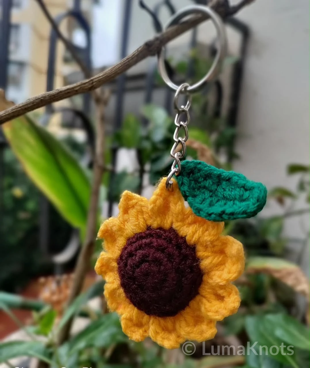 Sunflower Keychain, image 3