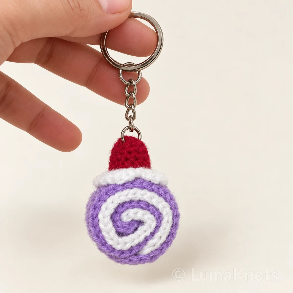 Candy Swirl Keychain